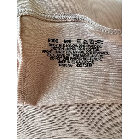 Bali New Womens Cool Comfort High-Waist Ultra Briefs Shapewear M/6 Beige - Picture 6 of 9